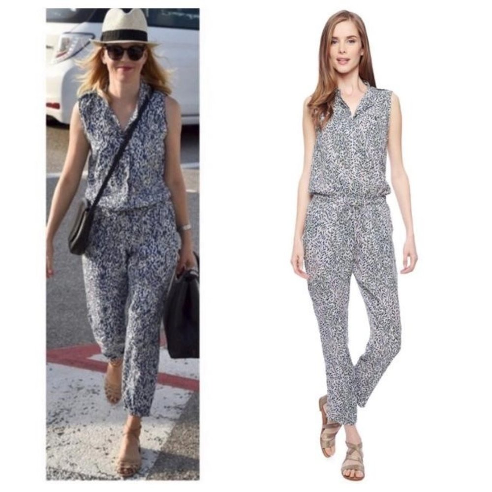 COPY - Splendid jumpsuit in feather-print